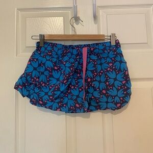 Patagonia Barely Baggies Shorte Women (S) Pollen Confetti Blue 5703